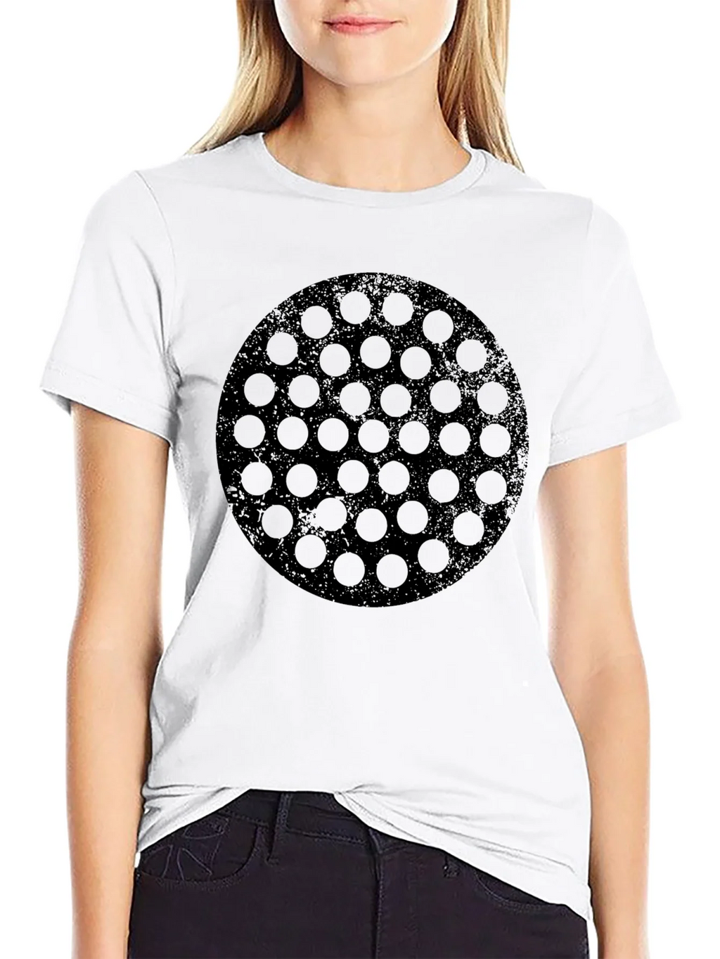 Abstract Geometric Pattern T-Shirt - Mens Black Tee product image 8