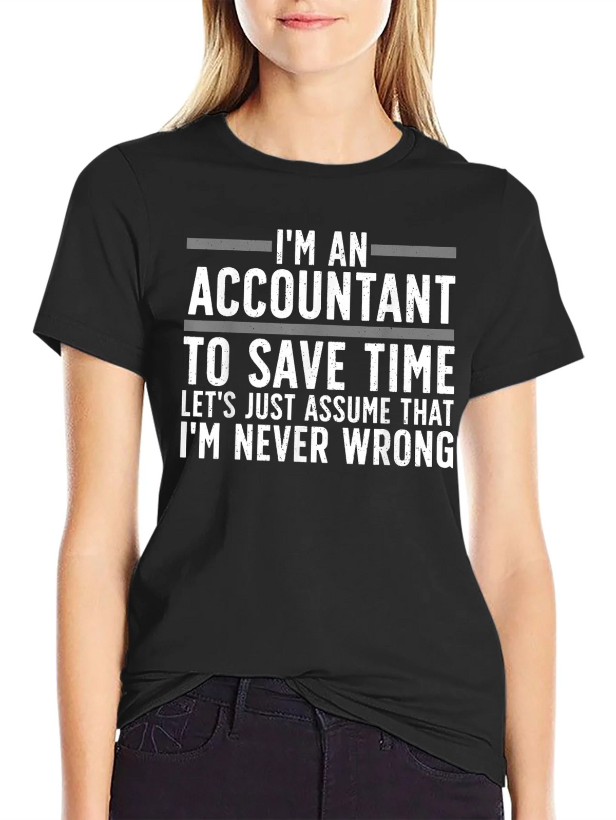 Accountant Humor T-Shirt: Always Right product image 2