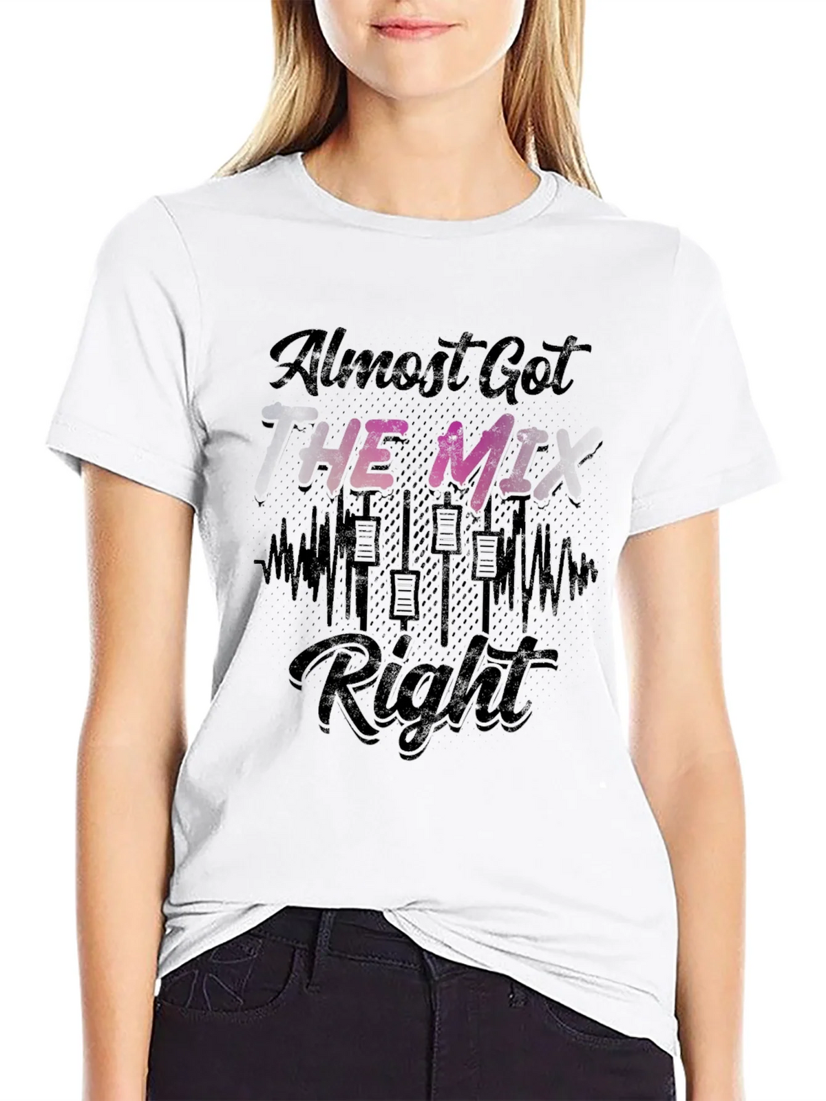Almost Got the Mix Right T-Shirt - Black product image 8