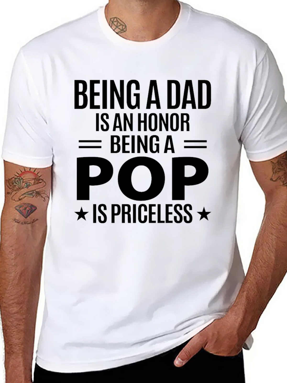 Being a Dad is an Honor T-Shirt product image 7