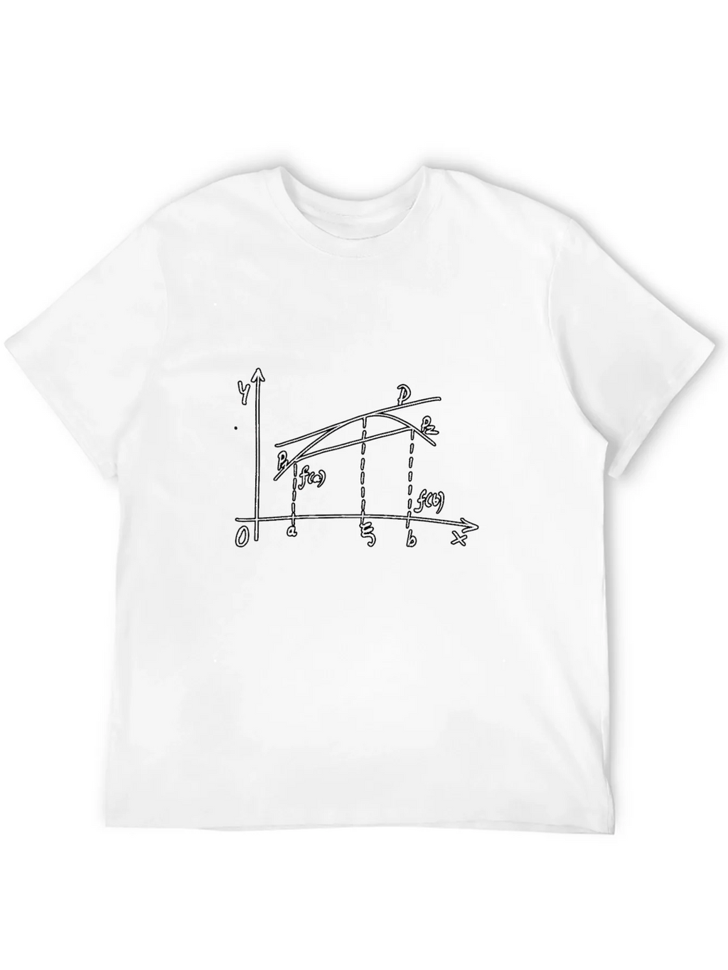 Math Graph Tee - Soft Cotton Calculus Design product image 7