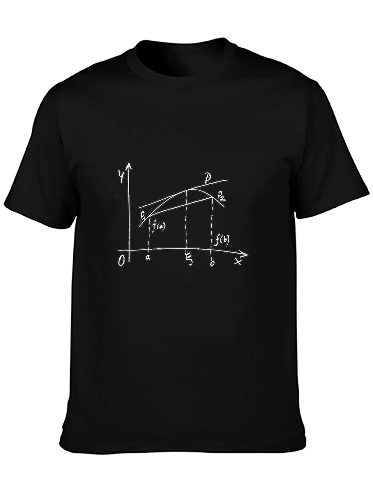 Math Graph Tee - Soft Cotton Calculus Design product image 1