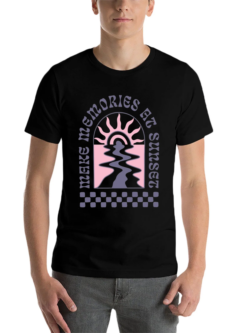 Sunset Memories Graphic Tee - Retro Style product image 4