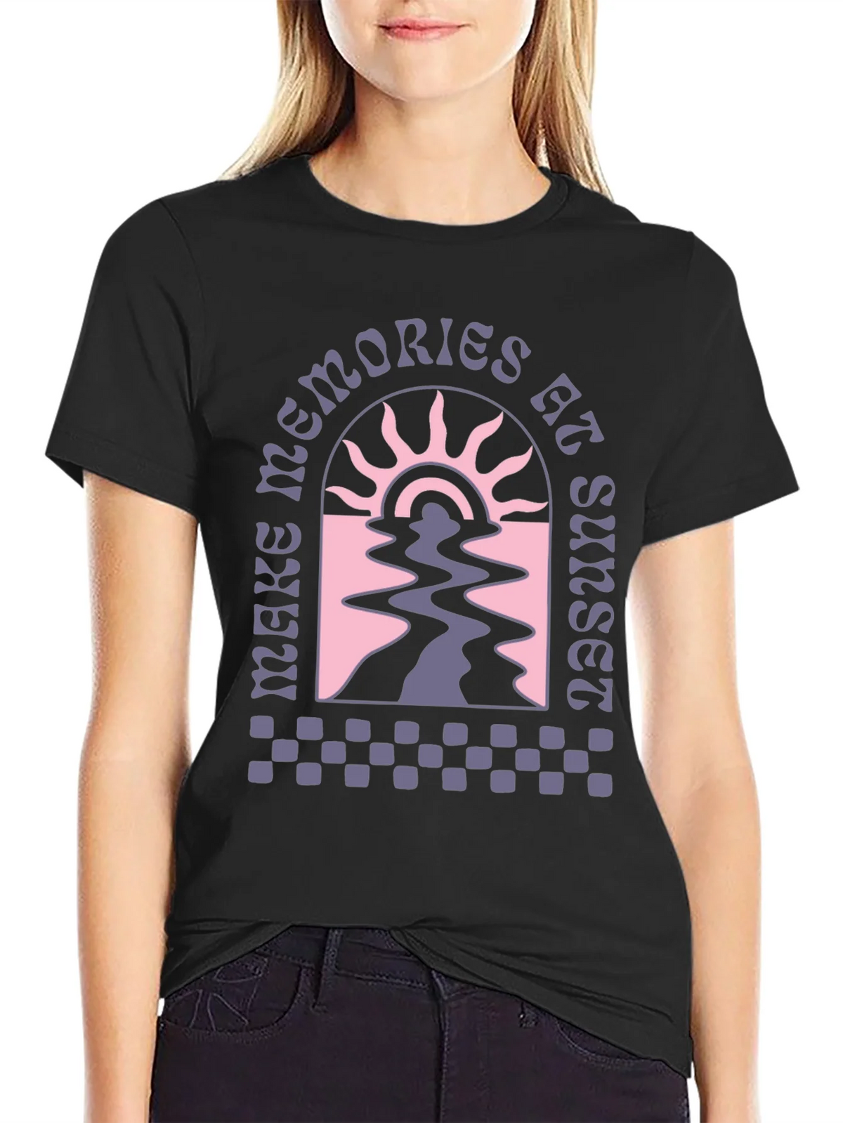 Sunset Memories Graphic Tee - Retro Style product image 2