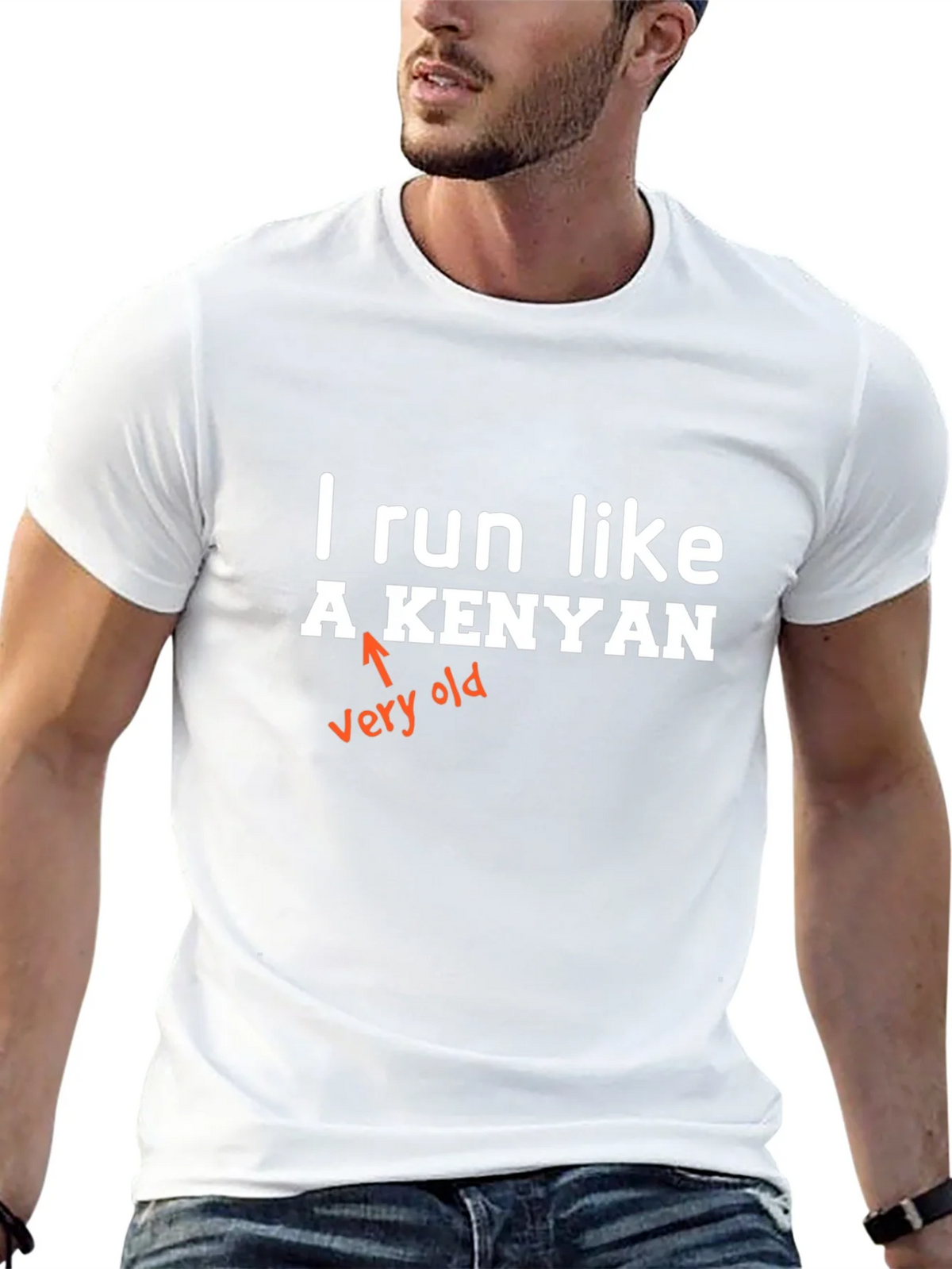Funny I Run Like A Kenyan Graphic Tee product image 12