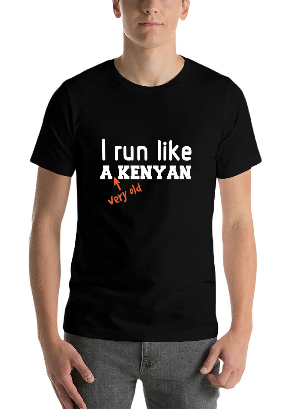 Funny I Run Like A Kenyan Graphic Tee product image 4