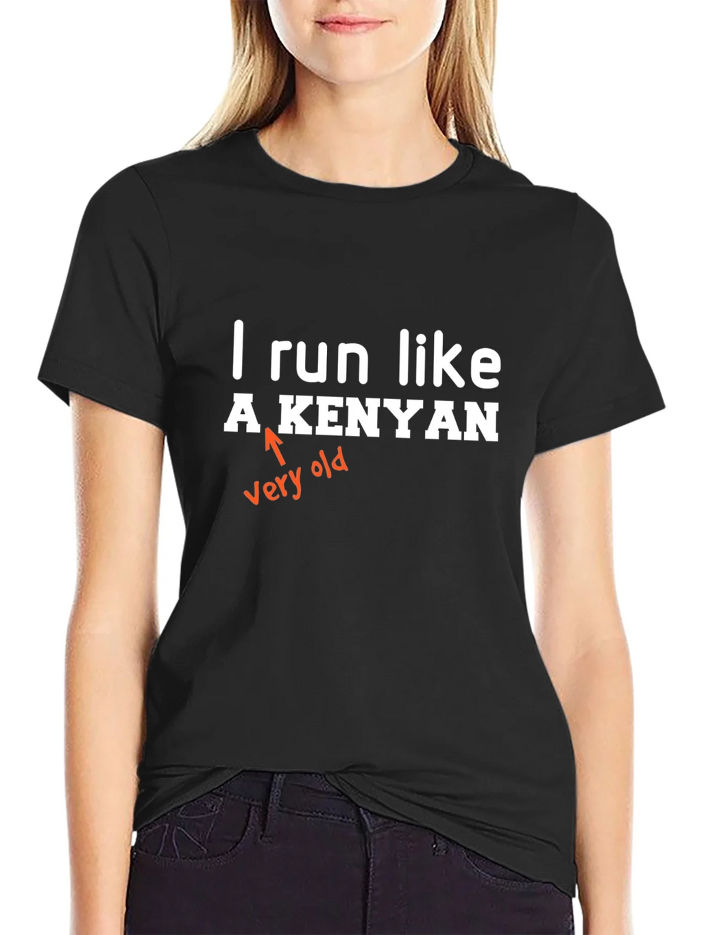 Funny I Run Like A Kenyan Graphic Tee product image 2