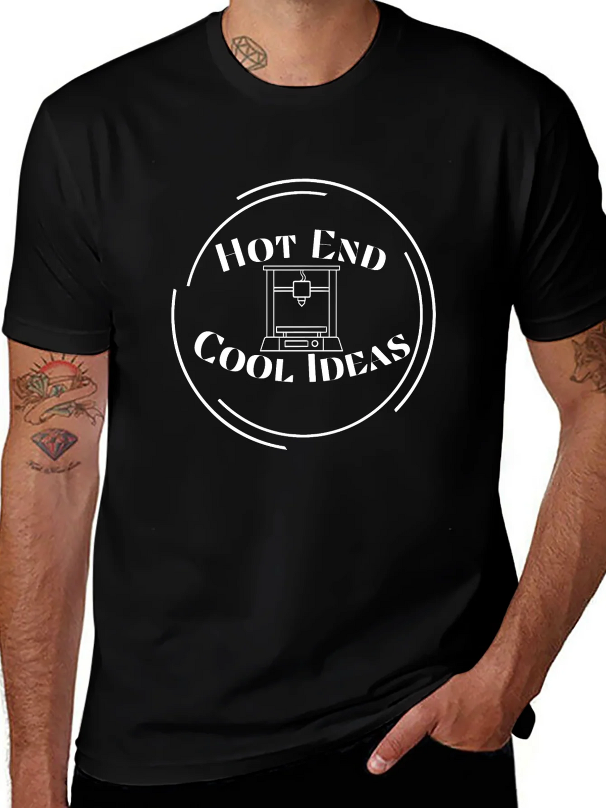 Hot End Cool Ideas Graphic Tee product image 1
