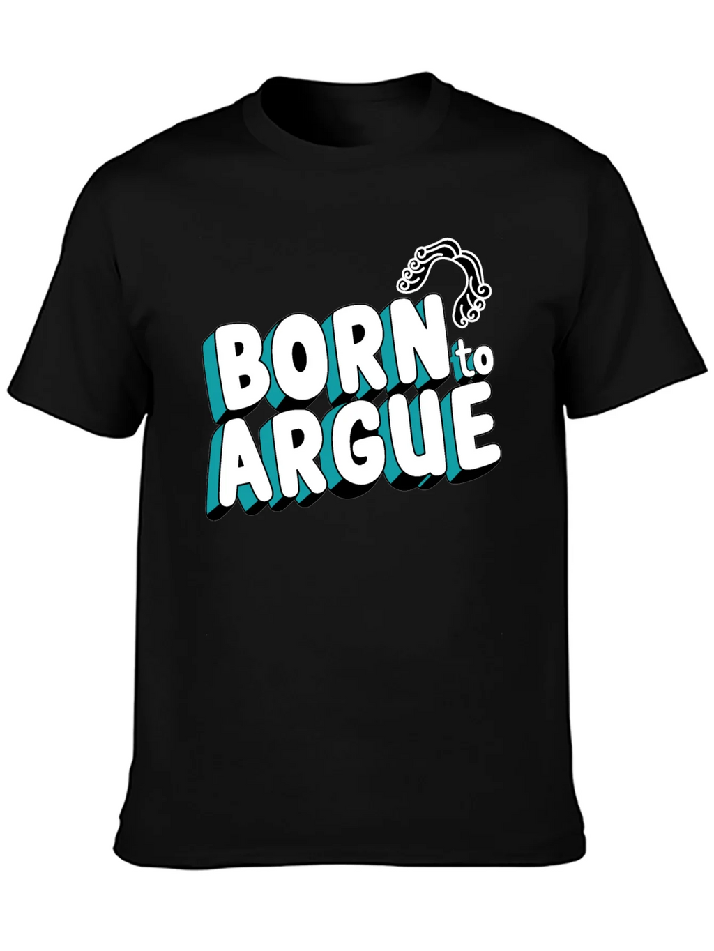 Born to Argue Graphic Tee - Black product image 2