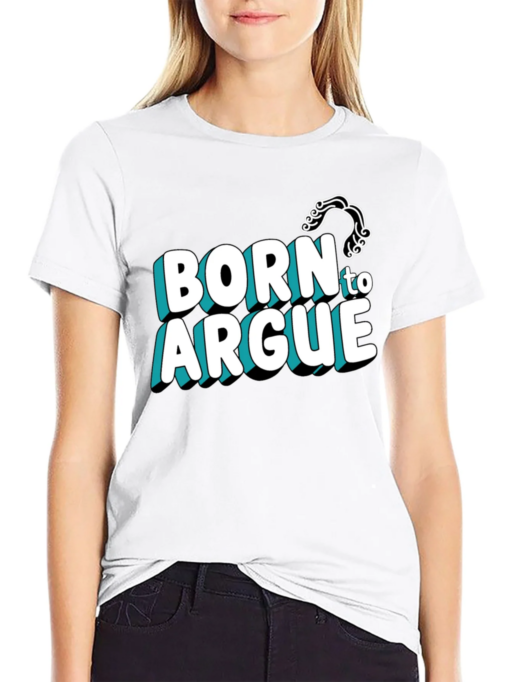 Born to Argue Graphic Tee - Black product image 7