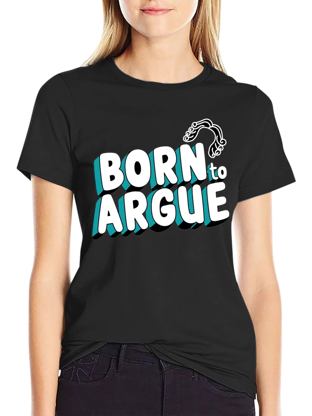 Born to Argue Graphic Tee - Black product image 1