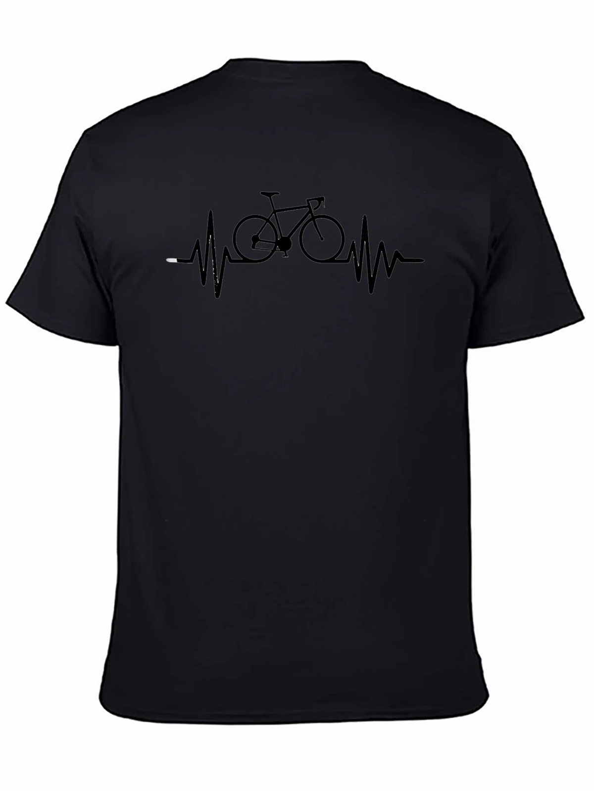 Bike Heartbeat Graphic Tee - Cyclist Passion T-Shirt product image 4