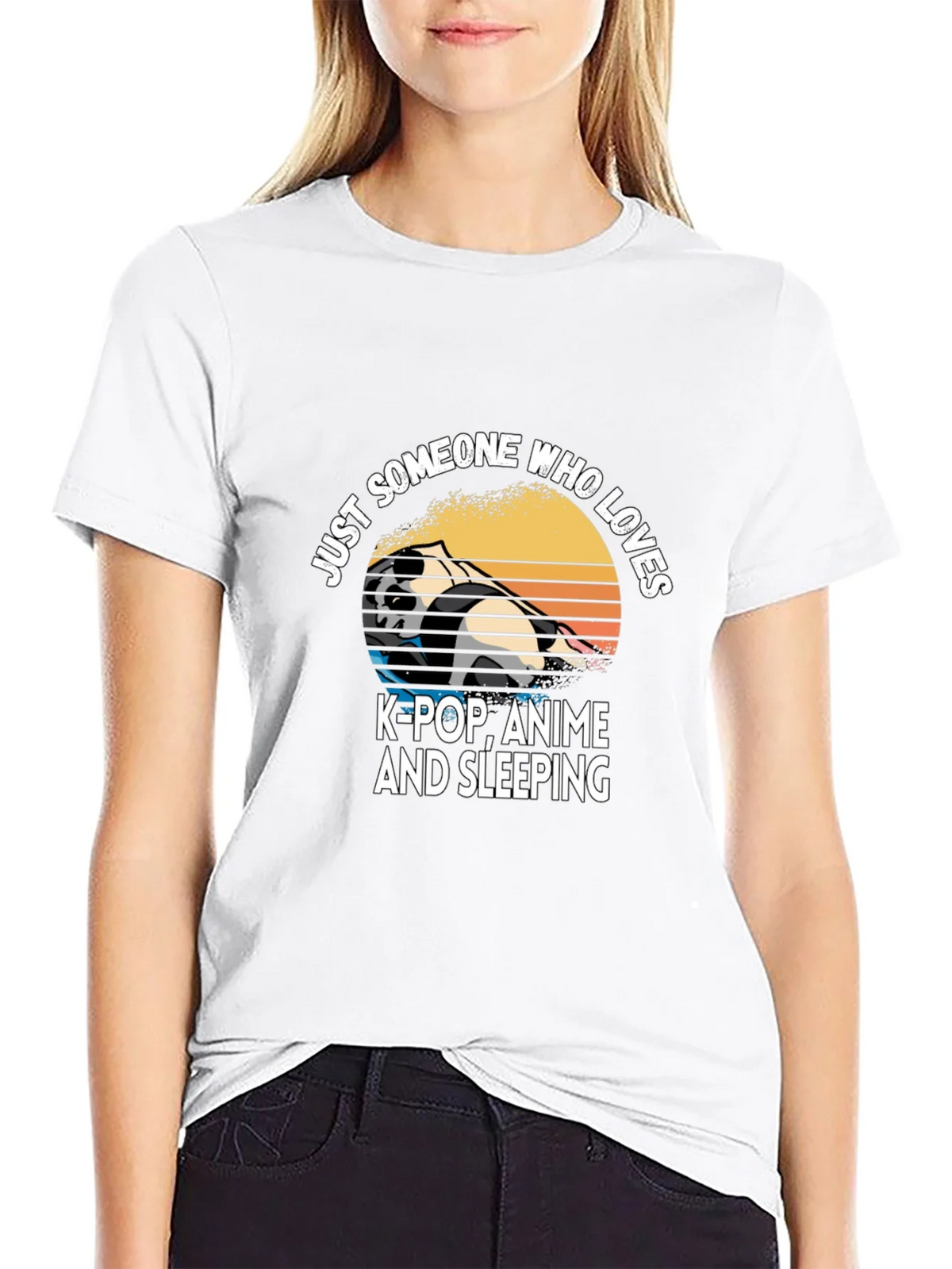 K-Pop Anime & Sleeping Panda T-Shirt product image 8