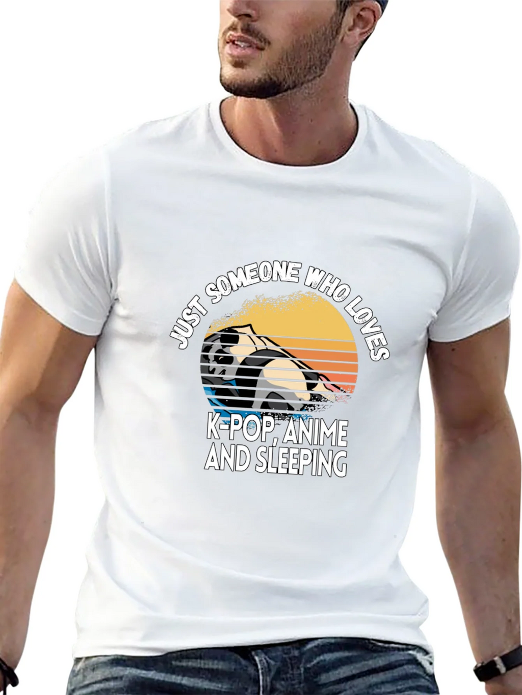 K-Pop Anime & Sleeping Panda T-Shirt product image 11