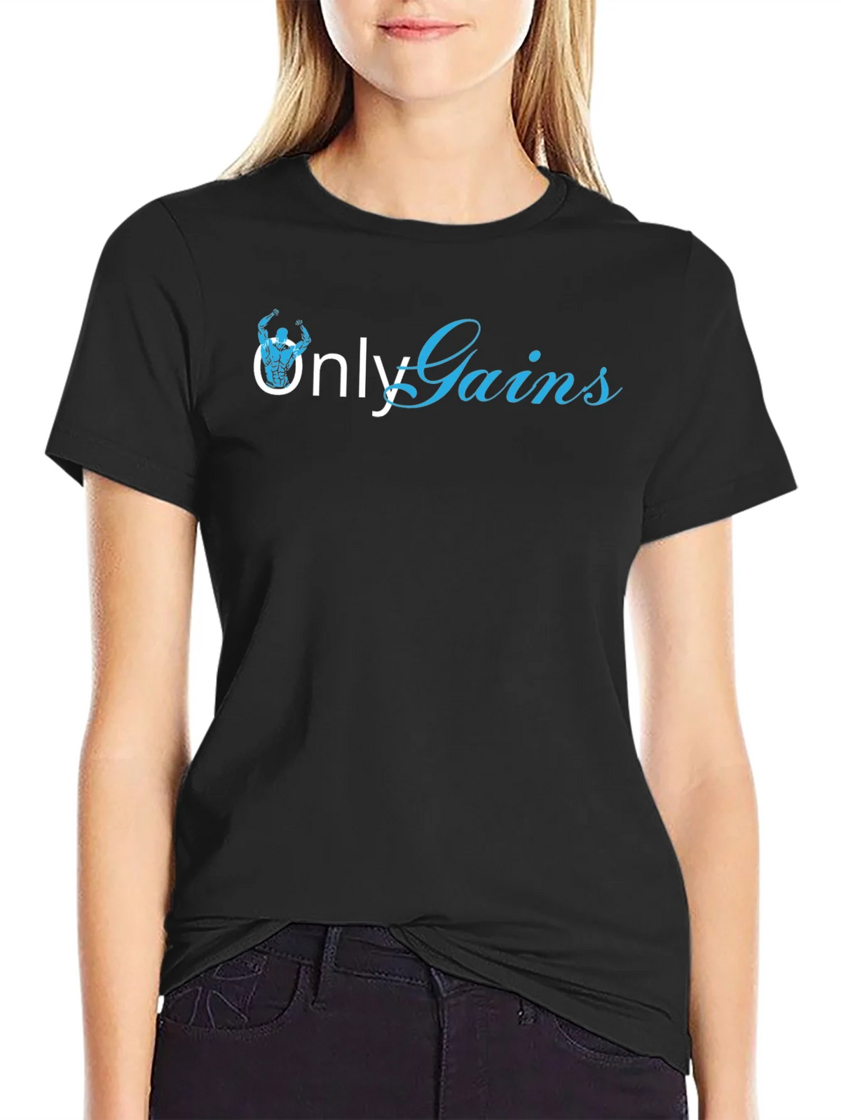 Only Gains Black T-Shirt product image 2