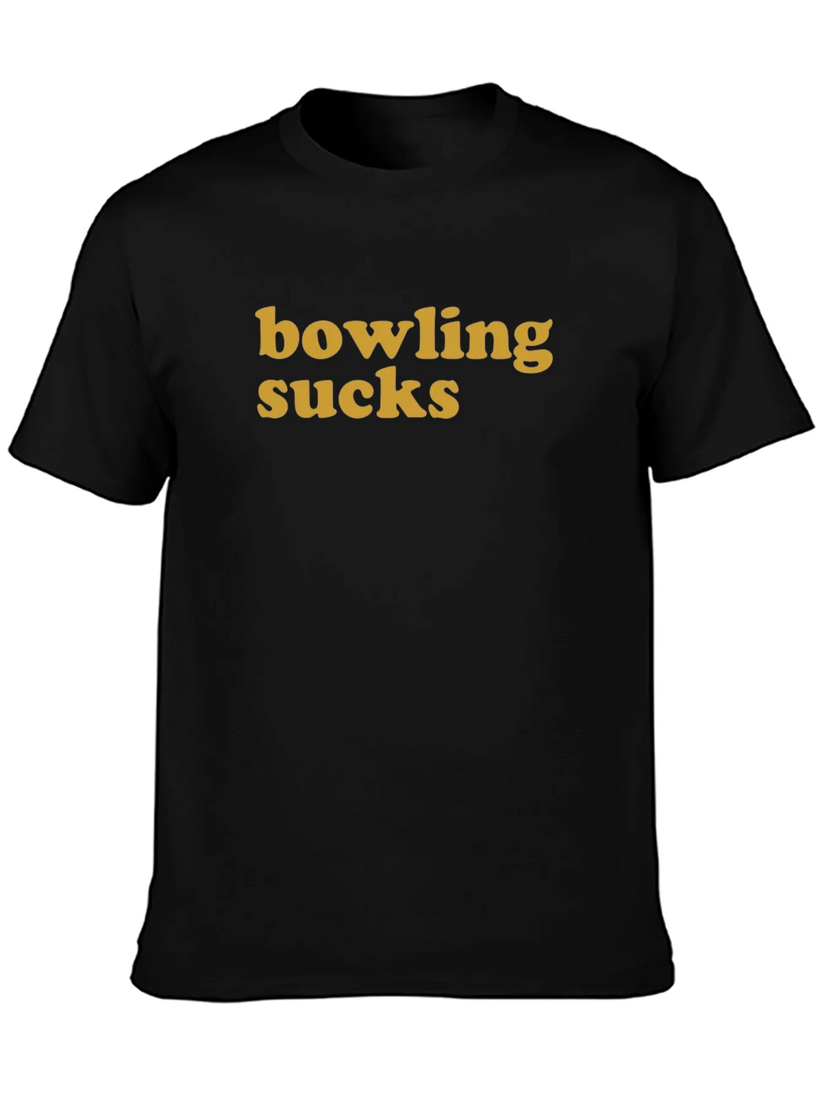 Bowling Sucks Graphic Tee - Casual Cotton T-Shirt product image 3