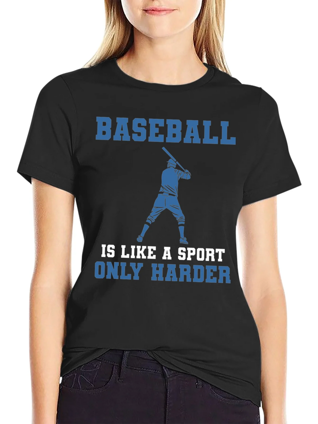 Baseball Is Like A Sport Only Harder T-Shirt product image 2