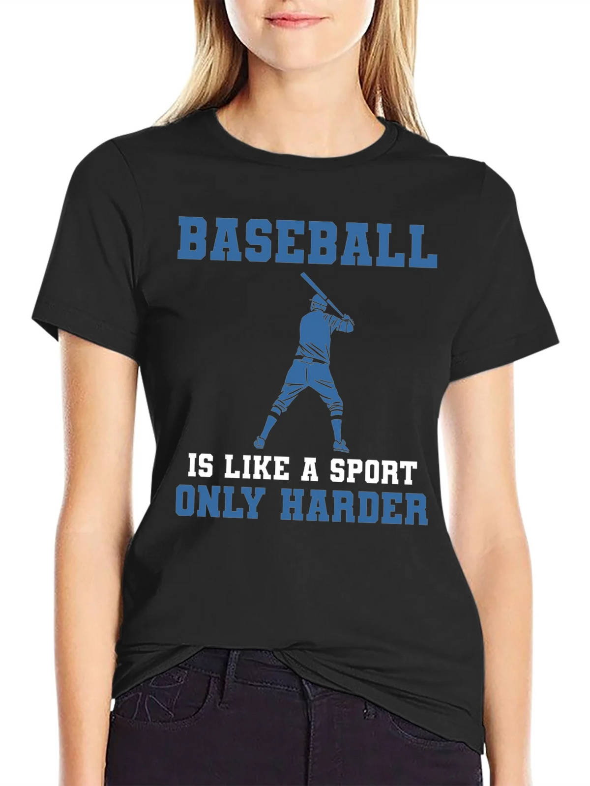 Baseball Is Like A Sport Only Harder T-Shirt product image 2