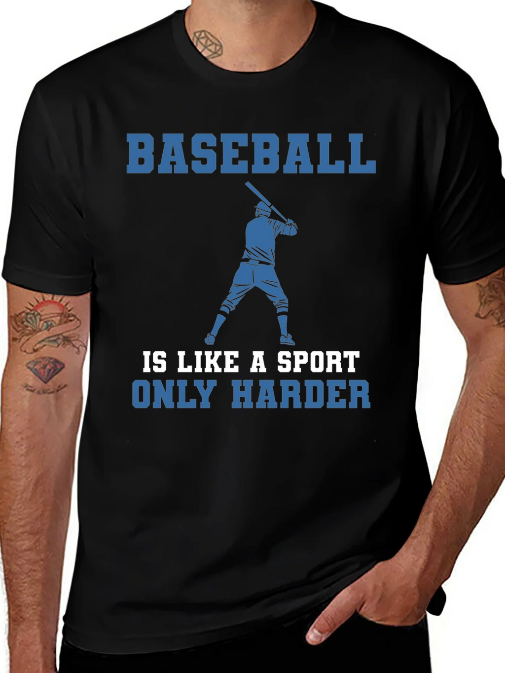 Baseball Is Like A Sport Only Harder T-Shirt product image 1