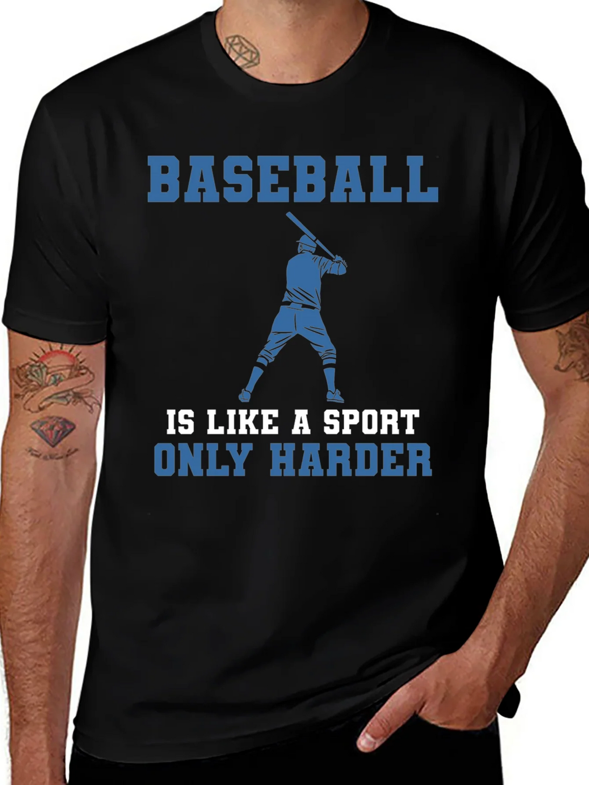 Baseball Is Like A Sport Only Harder T-Shirt product image 1