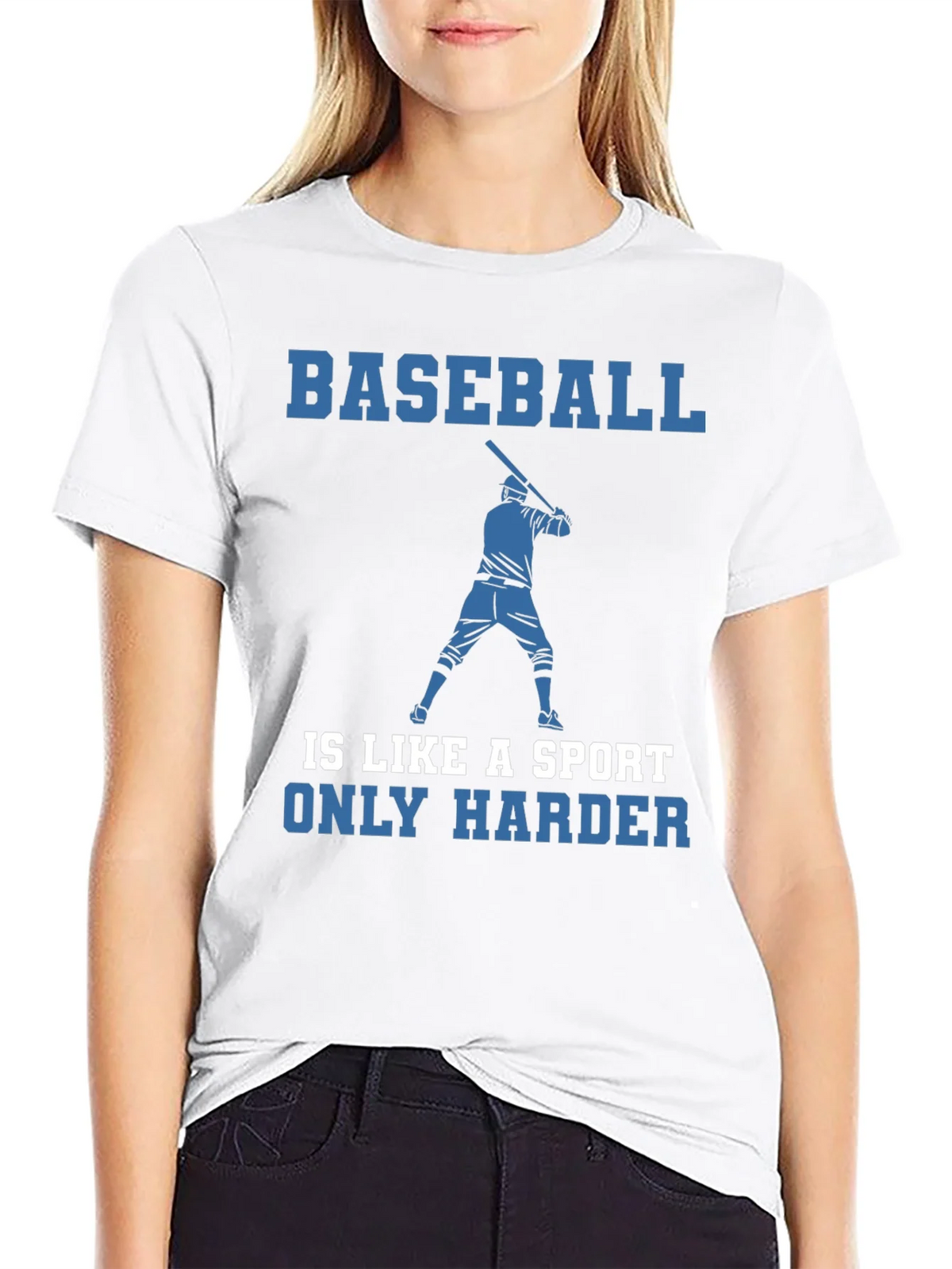 Baseball Is Like A Sport Only Harder T-Shirt product image 8