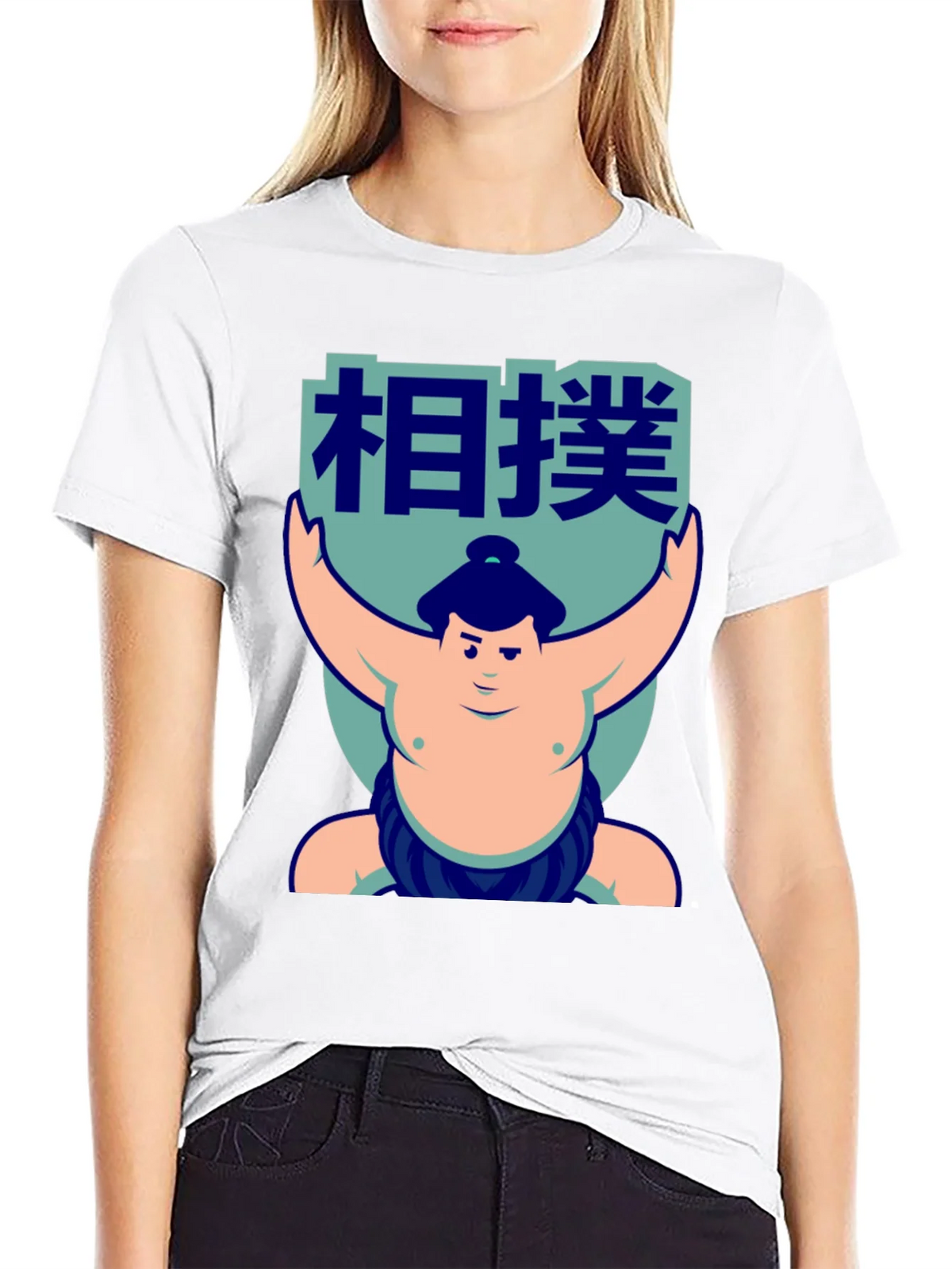 Sumo Wrestler Graphic T-Shirt product image 8