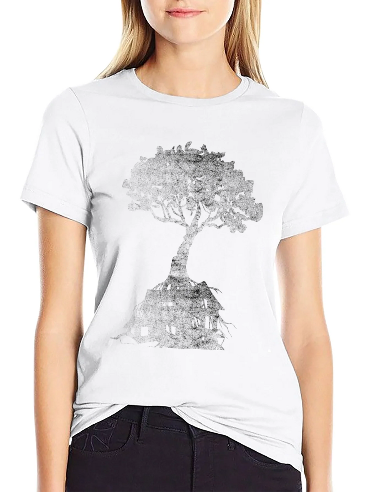Black Tree Graphic T-Shirt product image 8