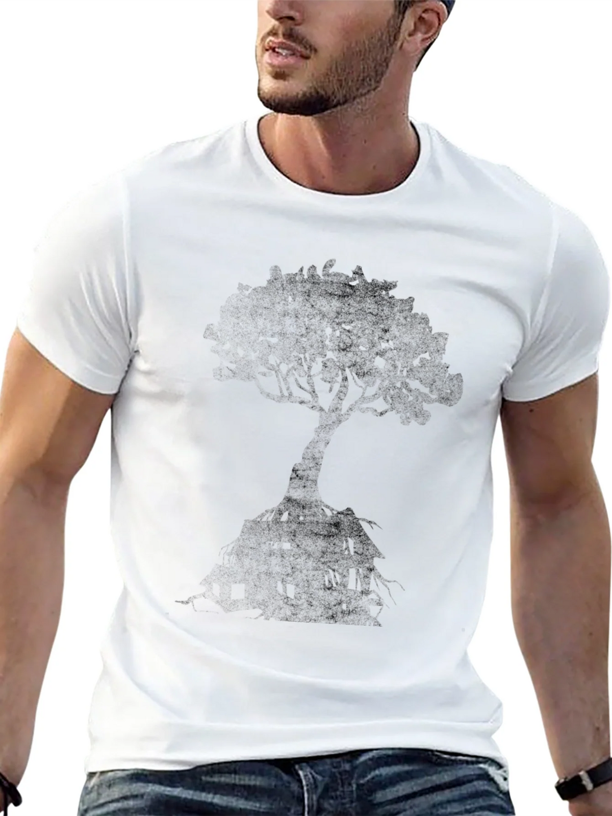 Black Tree Graphic T-Shirt product image 12