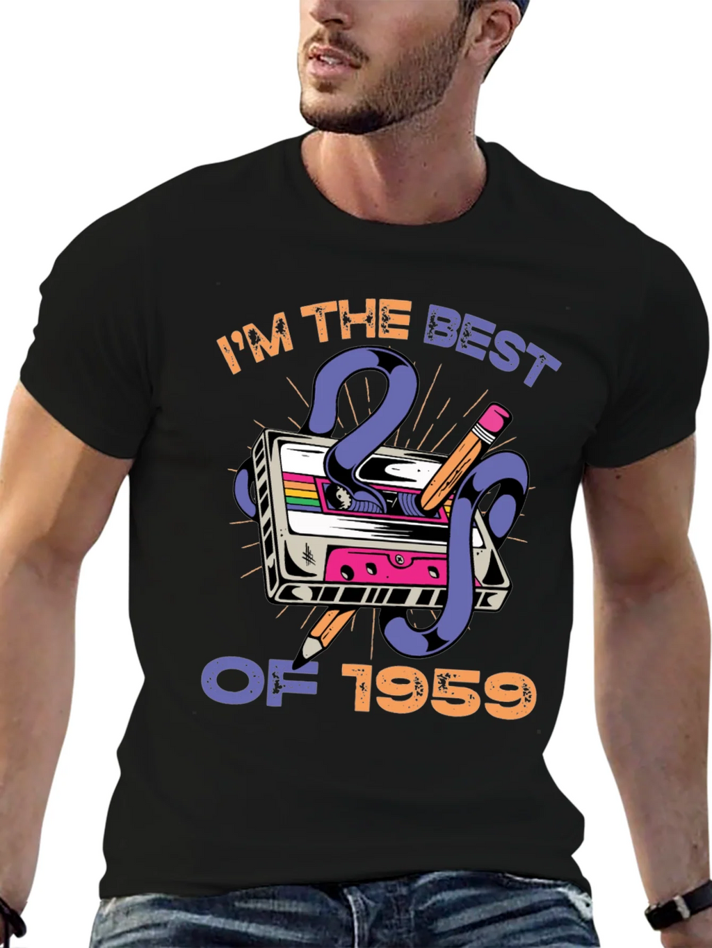 Best of 1959 Cassette Tape Graphic T-Shirt product image 6